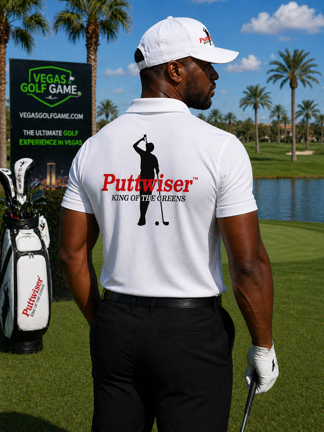 Puttwiser Performance White Polo Preorder now! Available 6/25