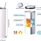 Par-Tee Insulated Stainless Steel Tumbler with Lid & Straw, 20oz Funny Ladies Golf Gift