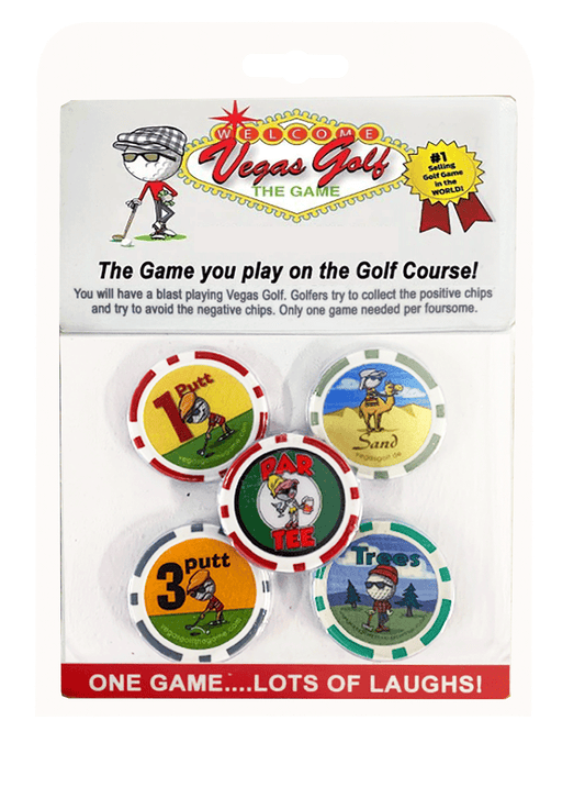 New 5 Chip Edition On The Course Golf Gambling Poker Chips