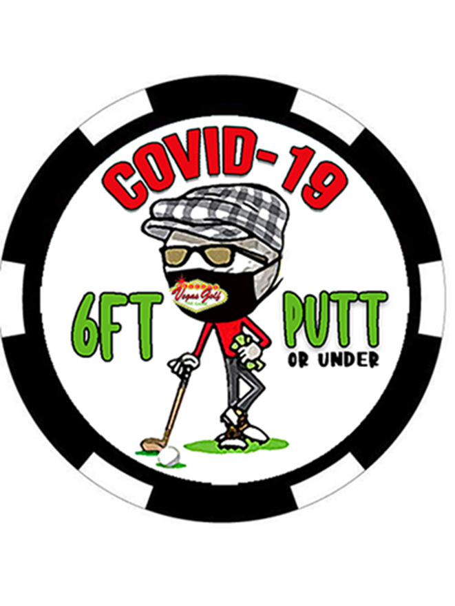 NEW COVID CHIP Golf Poker Chip