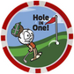Hole in One Golf Poker Game Chip