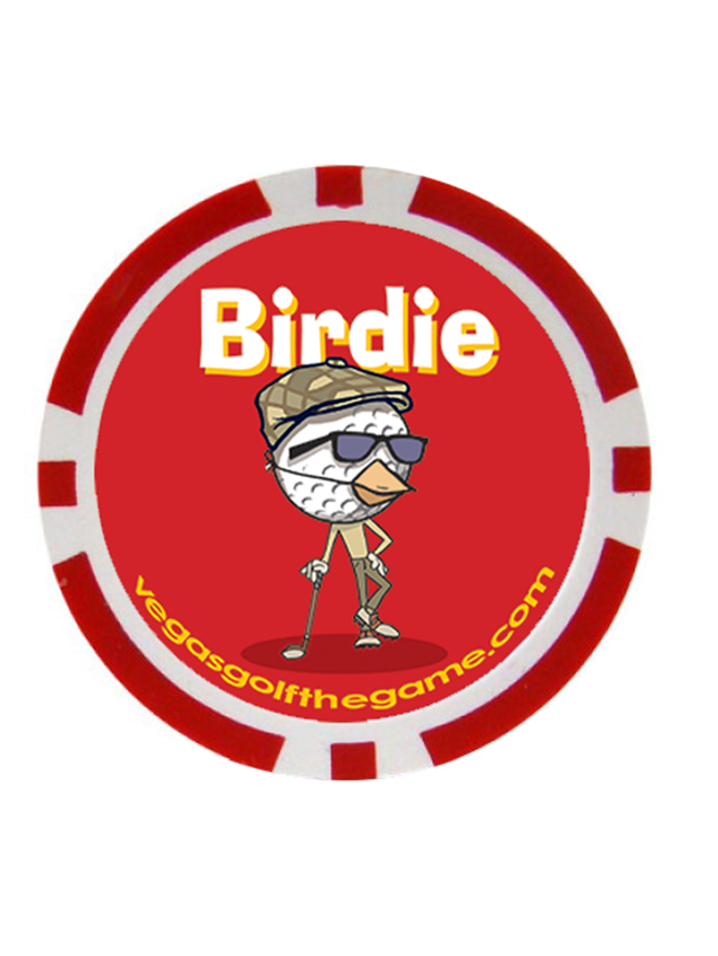 Vegas Golf Birdie Golf Poker Chip
