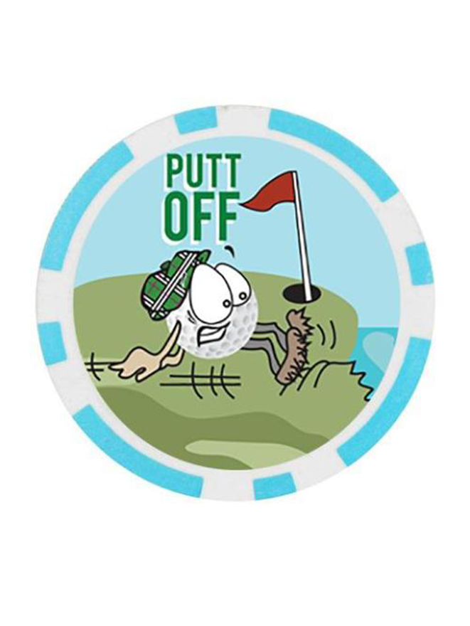 Putt Off Golf Chip On The Course Golf Poker Chip