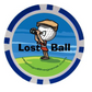 Lost Ball Golf Poker Chip