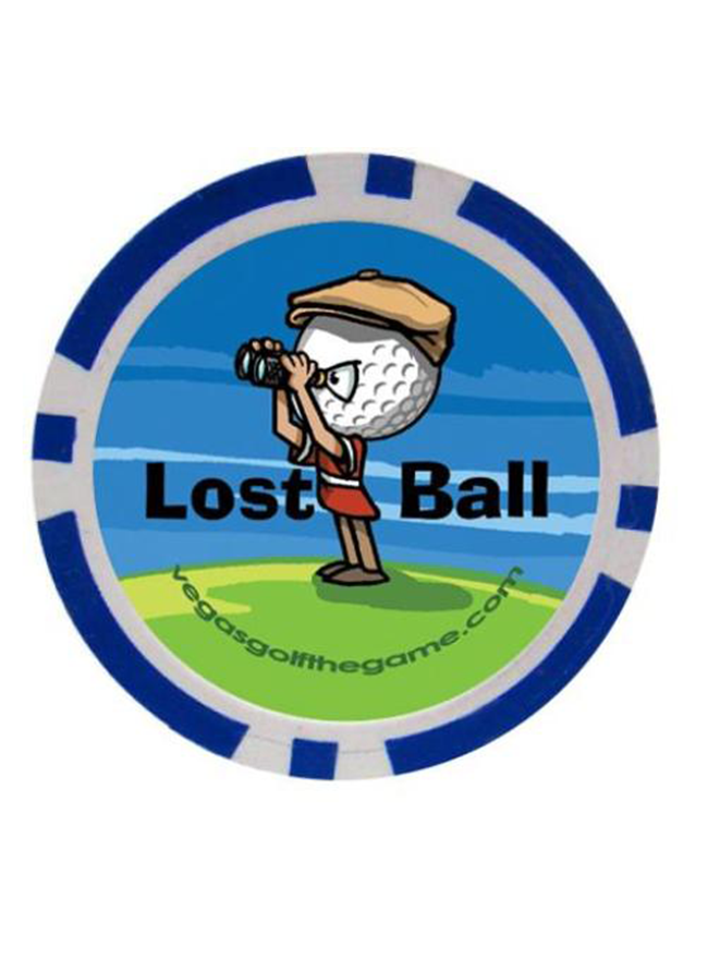 Lost Ball Golf Poker Chip