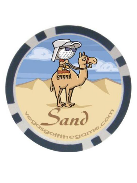 Sand Golf Chip Vegas Golf Betting Chip