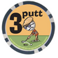 3-Putt Golf Betting Chip