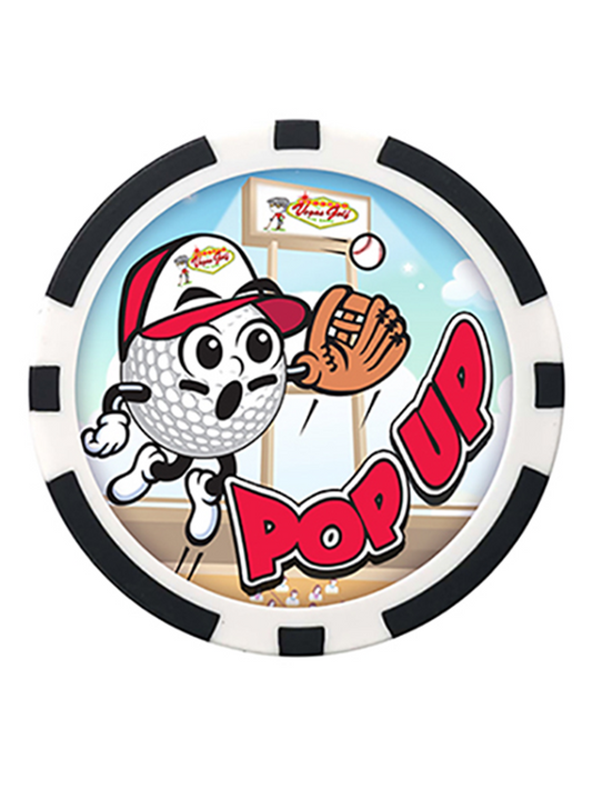 POP UP On The Course Golf Poker Chip