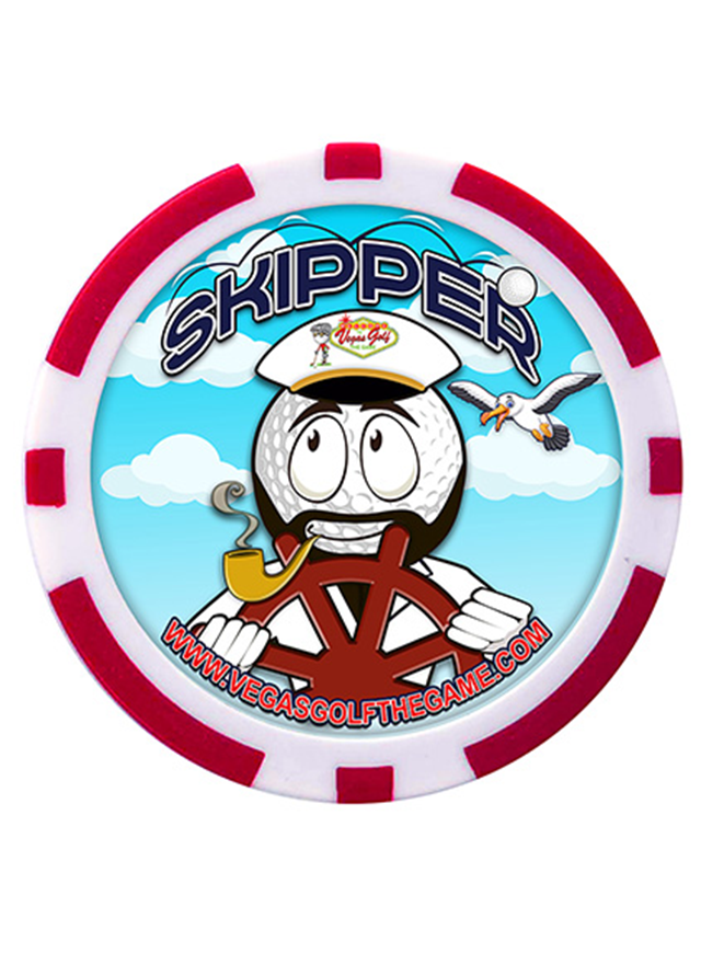 NEW SKIPPER On The Course Golf Poker Chip