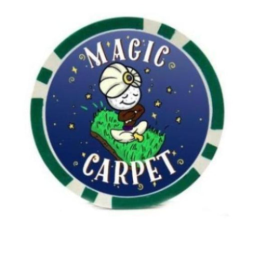 Magic Carpet Golf Poker Game Chip