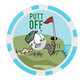 Putt Off Golf Chip On The Course Golf Poker Chip